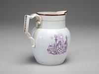 An 1804 Masonic Creamware Pitcher