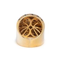 DIAMOND AND BLACK DIAMOND RING
