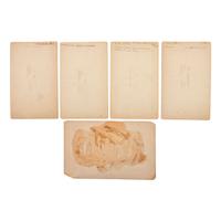 [SOUTHWEST - EARLY PHOTOGRAPHY]. A group of cyanotypes, albumens, and silver gelatin photographs taken in Arizona, New Mexico, Texas, and Mexico, comprising: