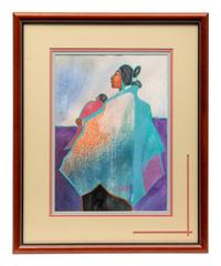 Navajo Woman with Child