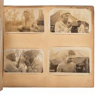 [AFRICAN AMERICANA]. Photographic archive related to Sgt. Robert L. Blackburn, 93rd Signal Company, 93rd Infantry Division, of Cleveland, Ohio.