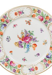 An Extensive Bavarian Porcelain Dinner Service