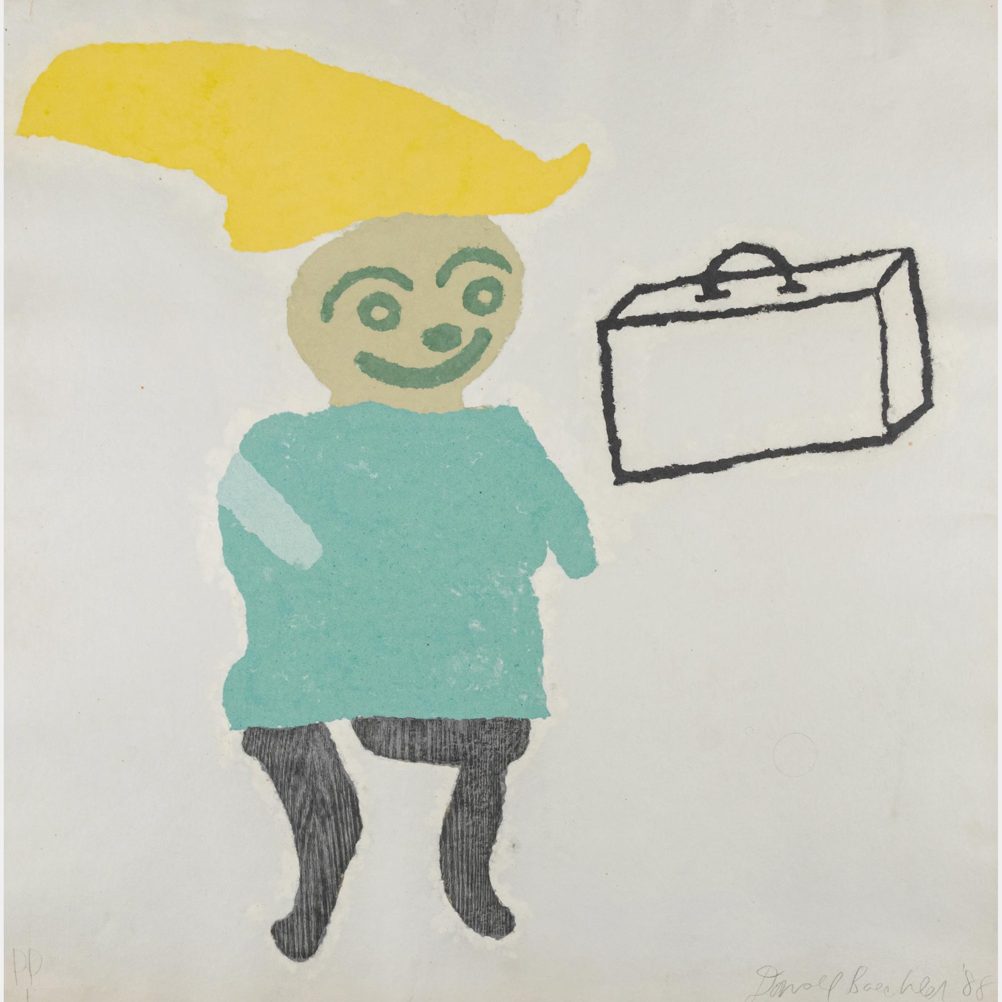 Composition with Suitcase