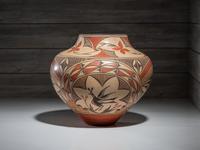 Four-Color Pottery Olla