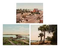 [JACKSON, William Henry, photographer]. Photochrom prints incl. US and Cuban scenes. 1900-1904.