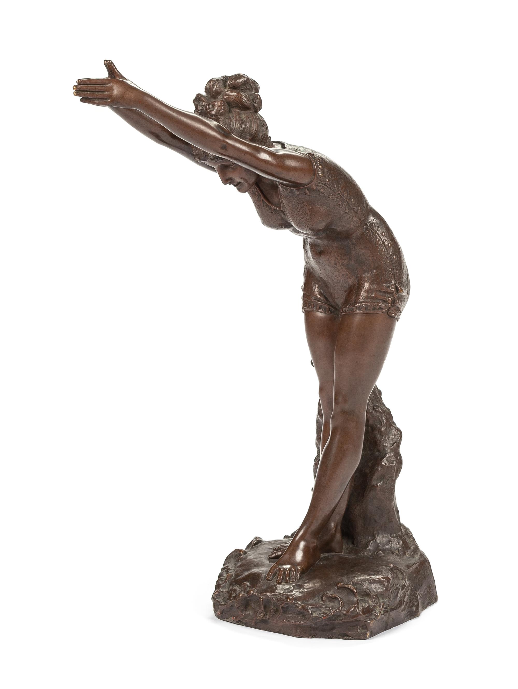 After Odoardo Tabacchi, (Italian, 19th Century), Diver