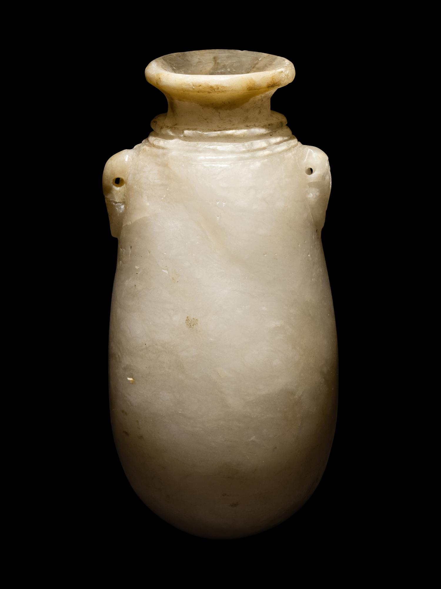 An Egyptian Alabaster Alabastron