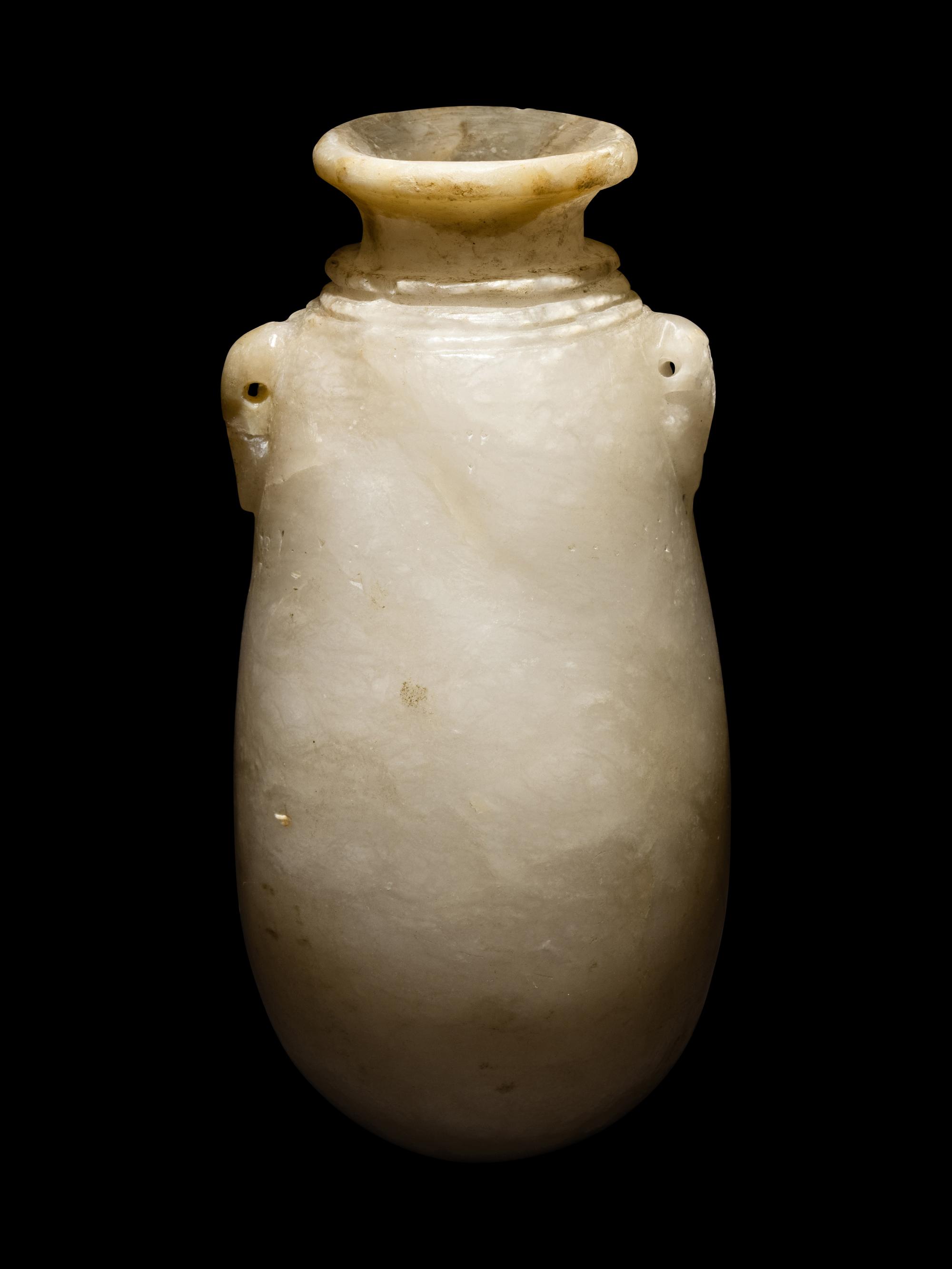 An Egyptian Alabaster Alabastron