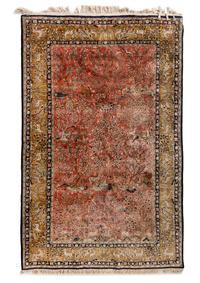 A Qom Silk Rug