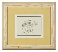 Profiles, A Group of 4 Works