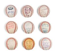 A Large Group of Assorted 1970s-2000s Los Angeles Dodgers Signed Autograph Baseballs,