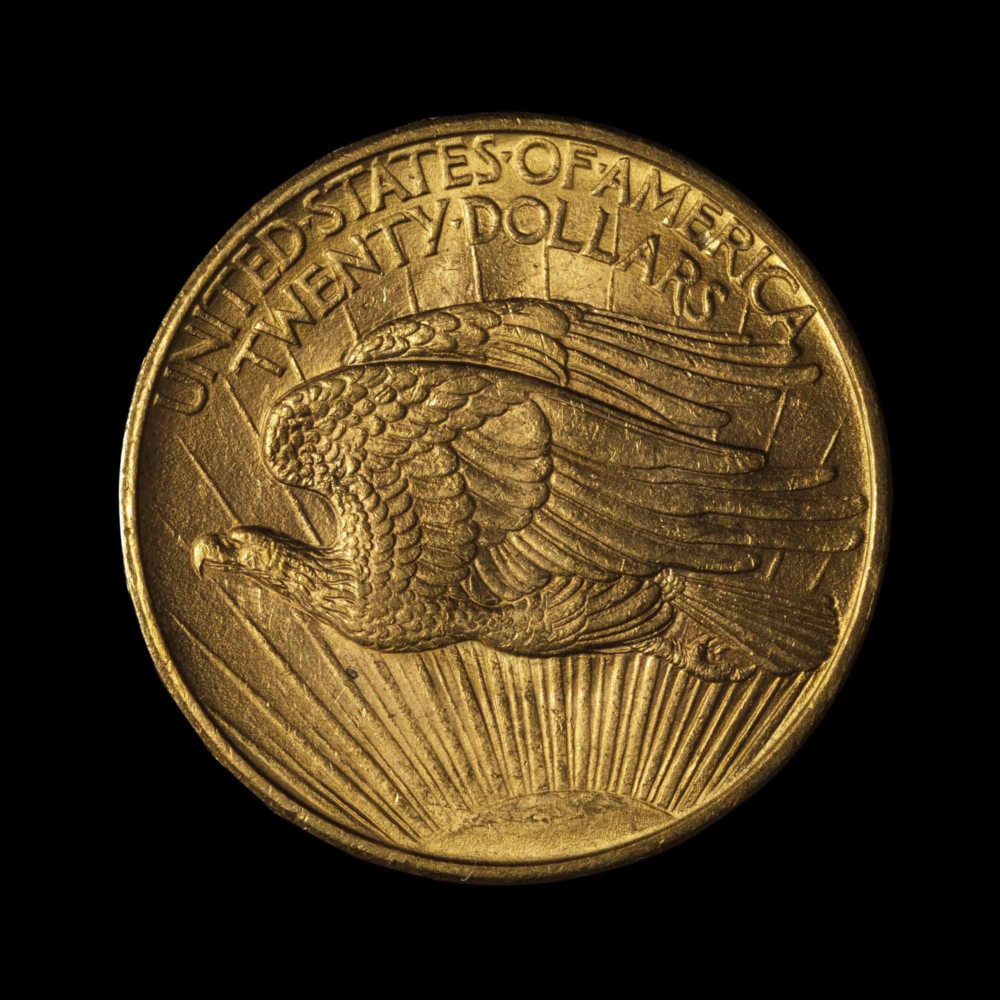 A 1908 St. Gaudens $20 Gold Coin