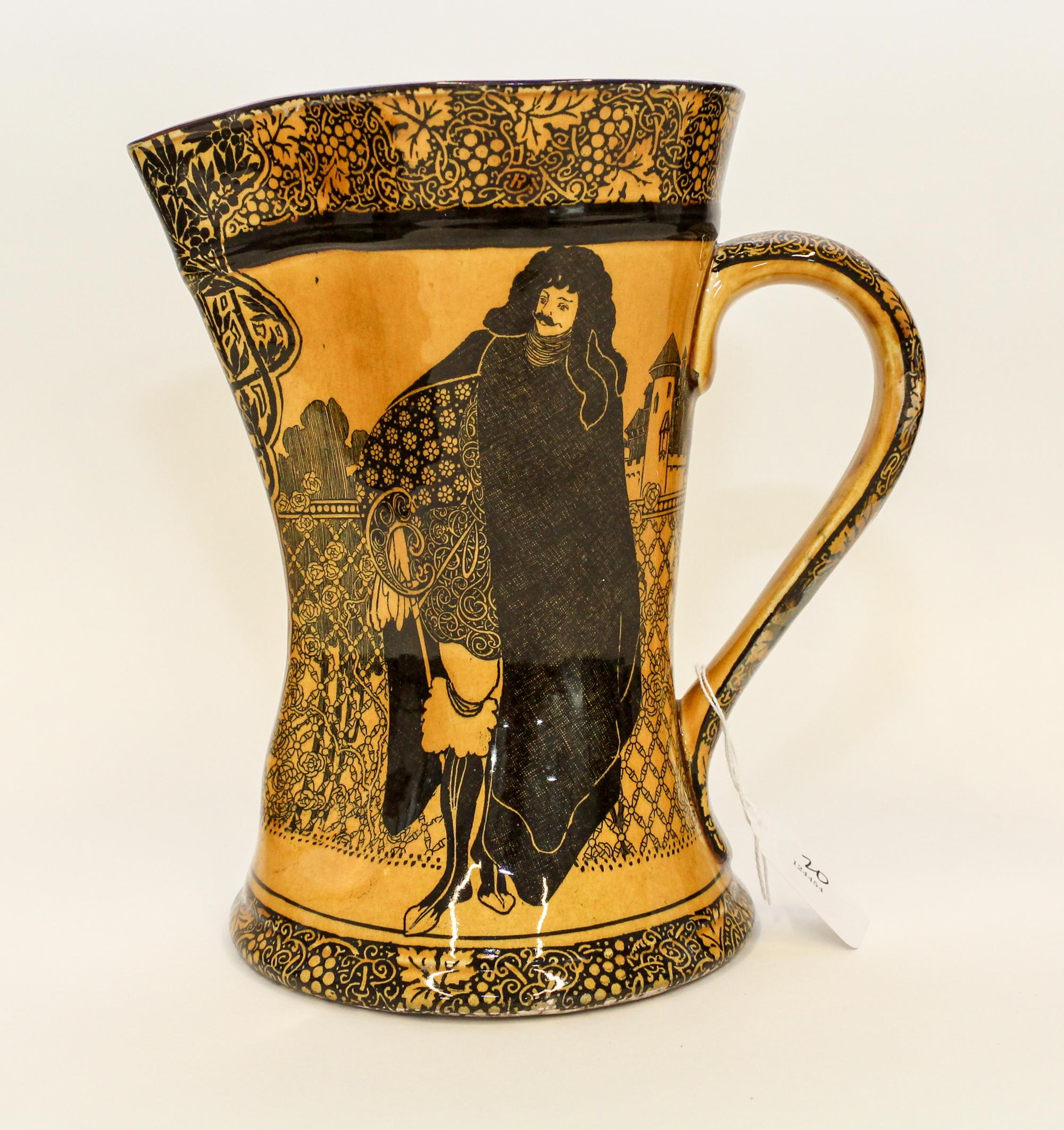 A Royal Doulton Pitcher Height 8 1/2 inches. — EARLY 20TH CENTURY
