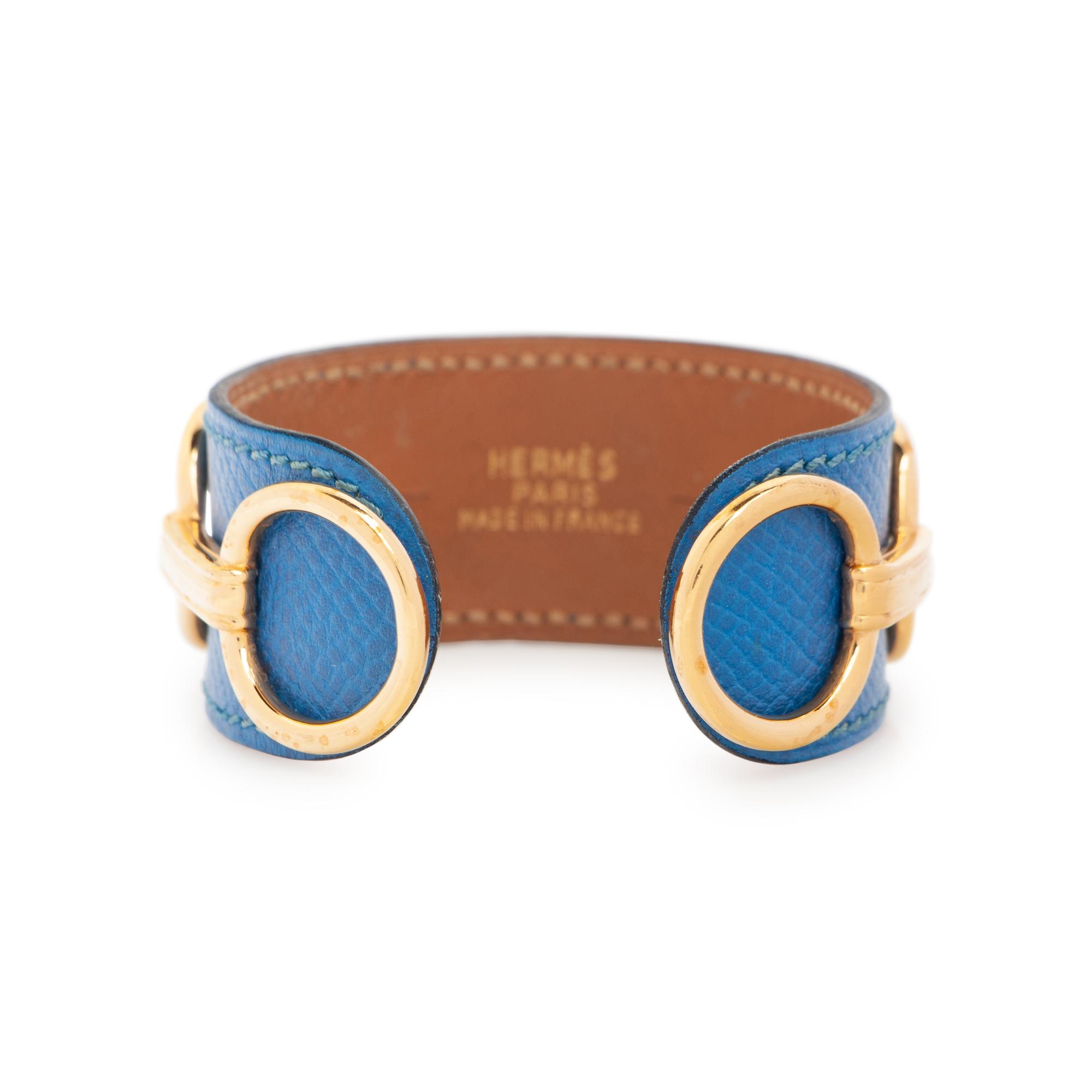 Blue Hermès Cuff