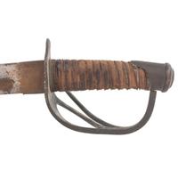 Confederate Cavalry Saber in Wooden Scabbard by Kraft, Goldschmidt & Kraft or H. Marshall