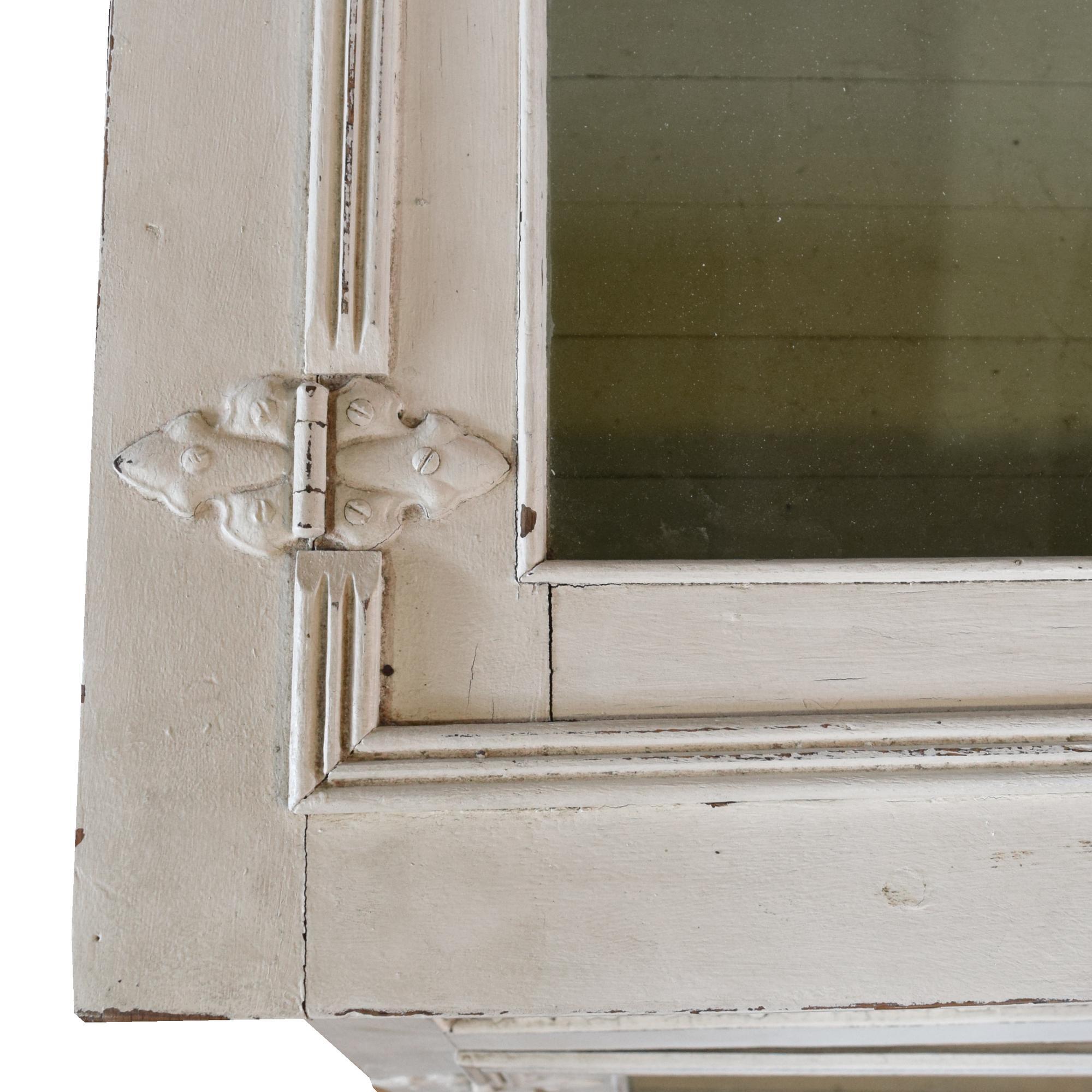 A Wood and Glass Display Cabinet 27.5" W x 27.5" D x 13.5" H — United States, Early 20th Century