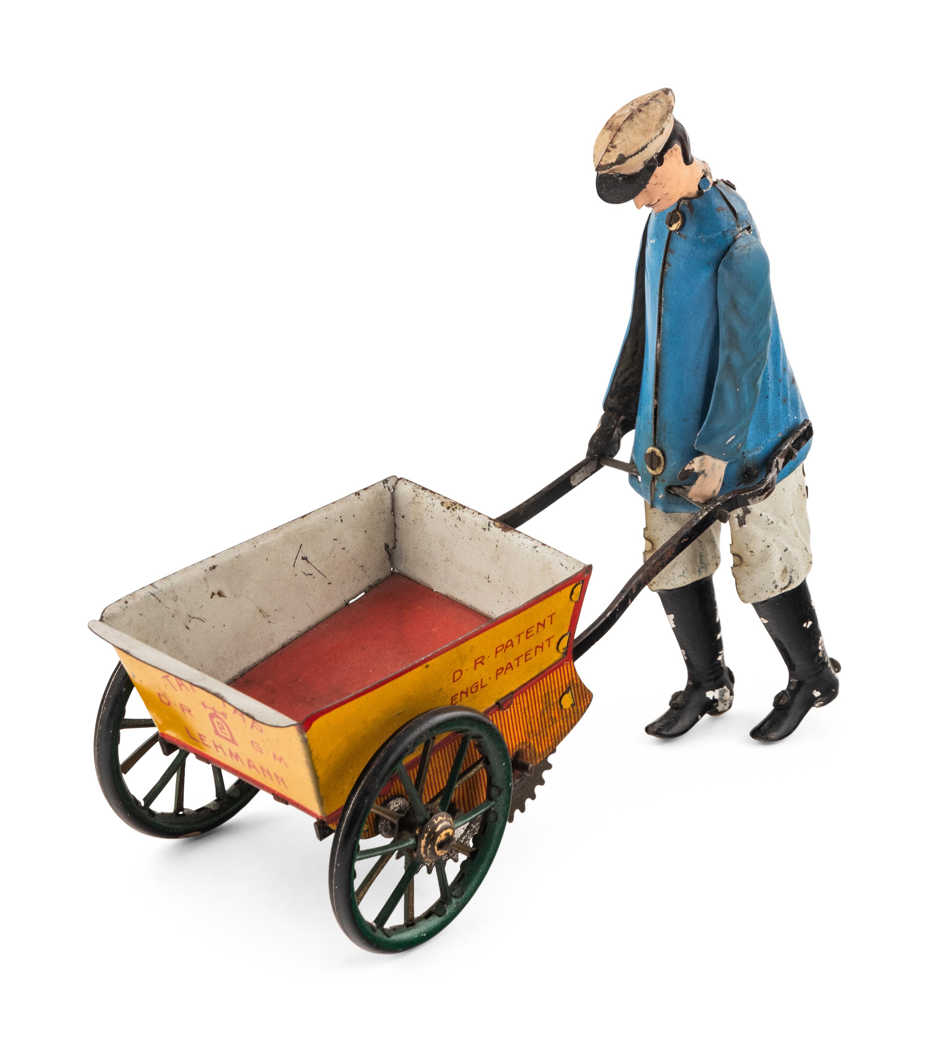 A Lehmann Tap Tap Tin Lithograph Toy