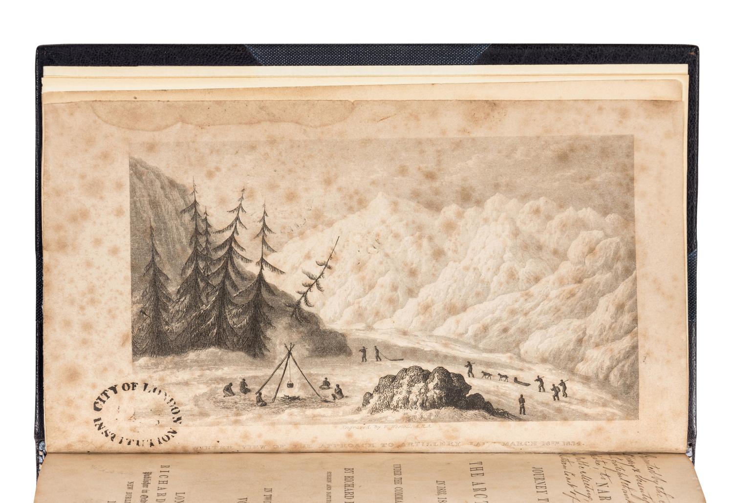 KING, Richard (1811?-1876). Narrative of a Journey to the Shores of the Arctic Ocean, in 1833,... 1835; under the Command of Capt Back, R.N . London: Richard Bentley, 1836.