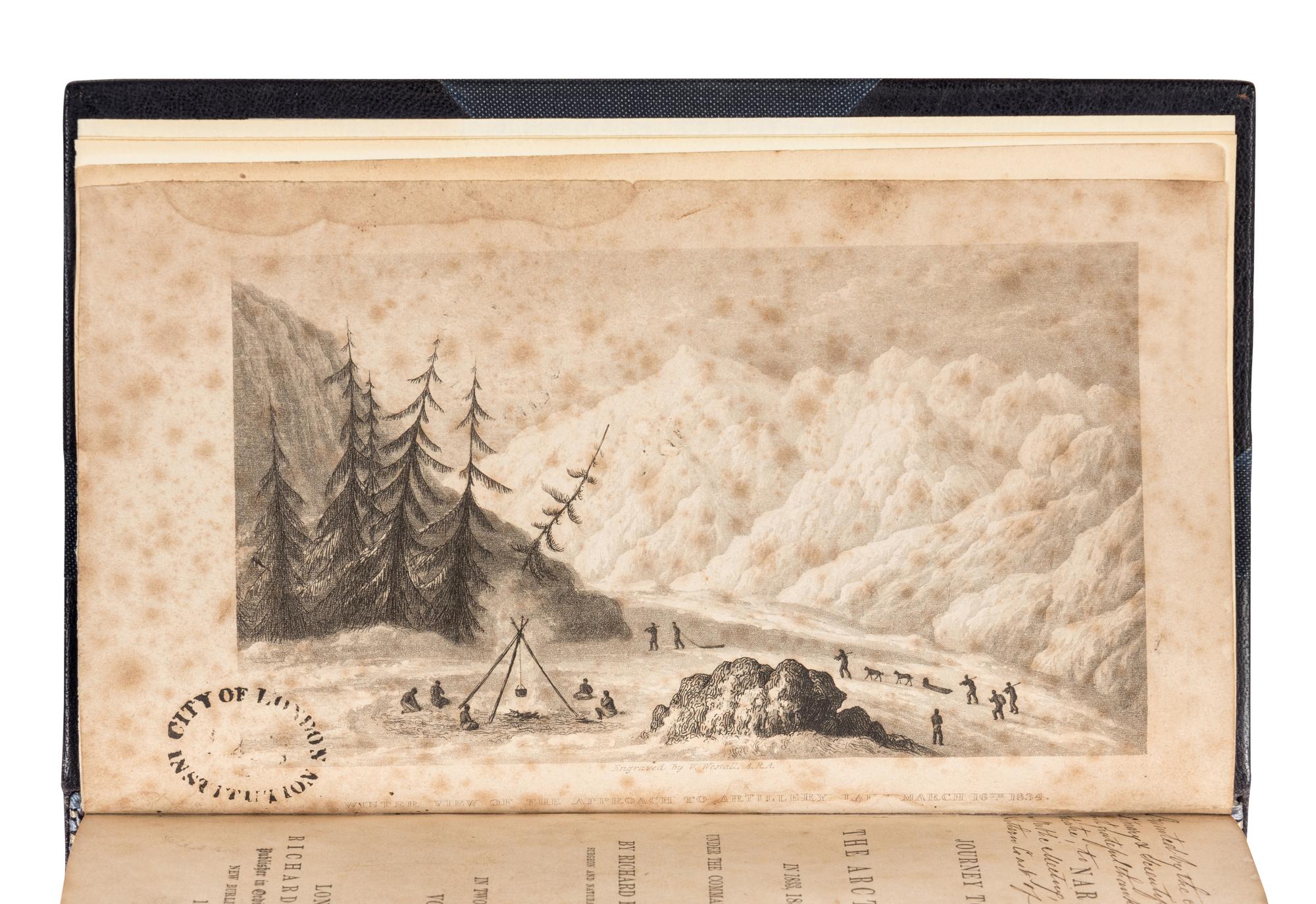 KING, Richard (1811?-1876). Narrative of a Journey to the Shores of the Arctic Ocean, in 1833,... 1835; under the Command of Capt Back, R.N . London: Richard Bentley, 1836.