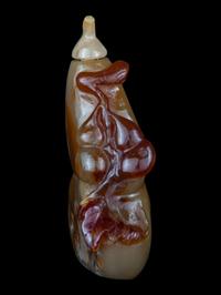 Five Chinese Agate Snuff Bottles