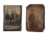 Three Sixth Plate Rough and Tumble Tintypes
