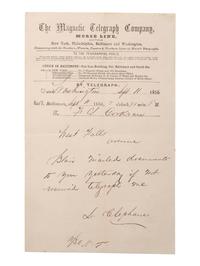[SLAVERY & ABOLITION] -- [COCKRAN, Francis S. (1814-1886)]. Archive of letters to Maryland abolitionist and Underground Railroad supporter, comprising: