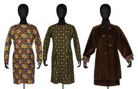 Corduroy Jacket and Skirt with Two Floral-Print Dresses by Geoffrey Beene