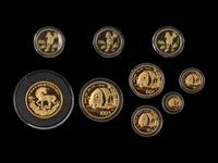 [CHINA] A Group of Nine Gold Proof Coins