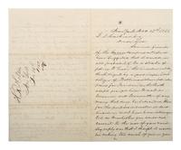 [SLAVERY & ABOLITION] -- [COCKRAN, Francis S. (1814-1886)]. Archive of letters to Maryland abolitionist and Underground Railroad supporter, comprising: