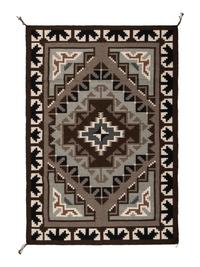 Navajo Two Grey Hills Weaving / Rug