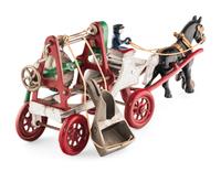 A Kenton Cast Iron Horse Drawn Cement Mixer