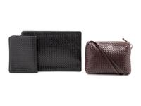 Three Bottega Veneta Intrecciato Bags, 1980-2000s