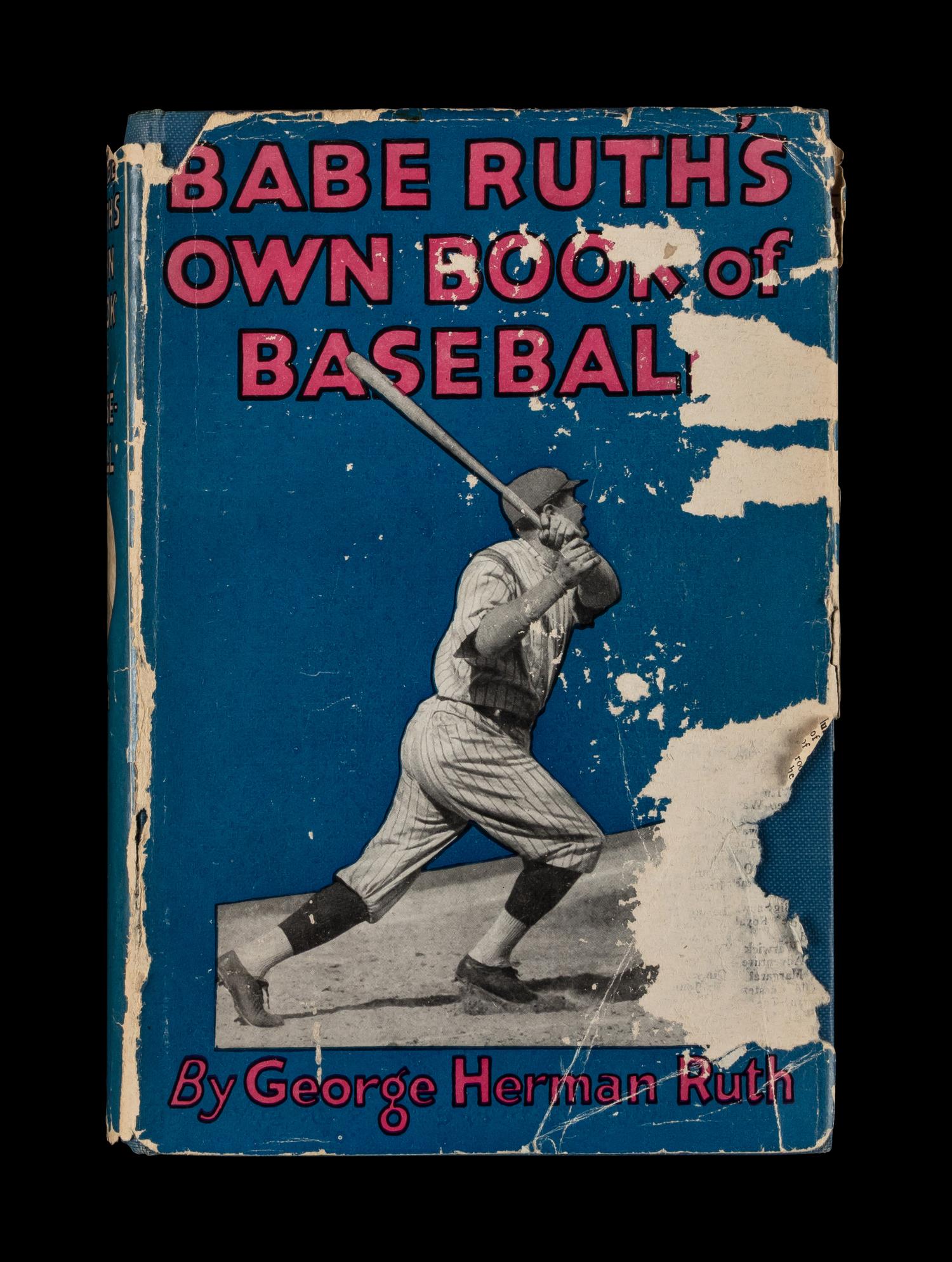 A 1928 Edition of Babe Ruth's Own Book of Baseball with Original Dustjacket