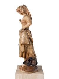 An Italian Carved Alabaster Sculpture