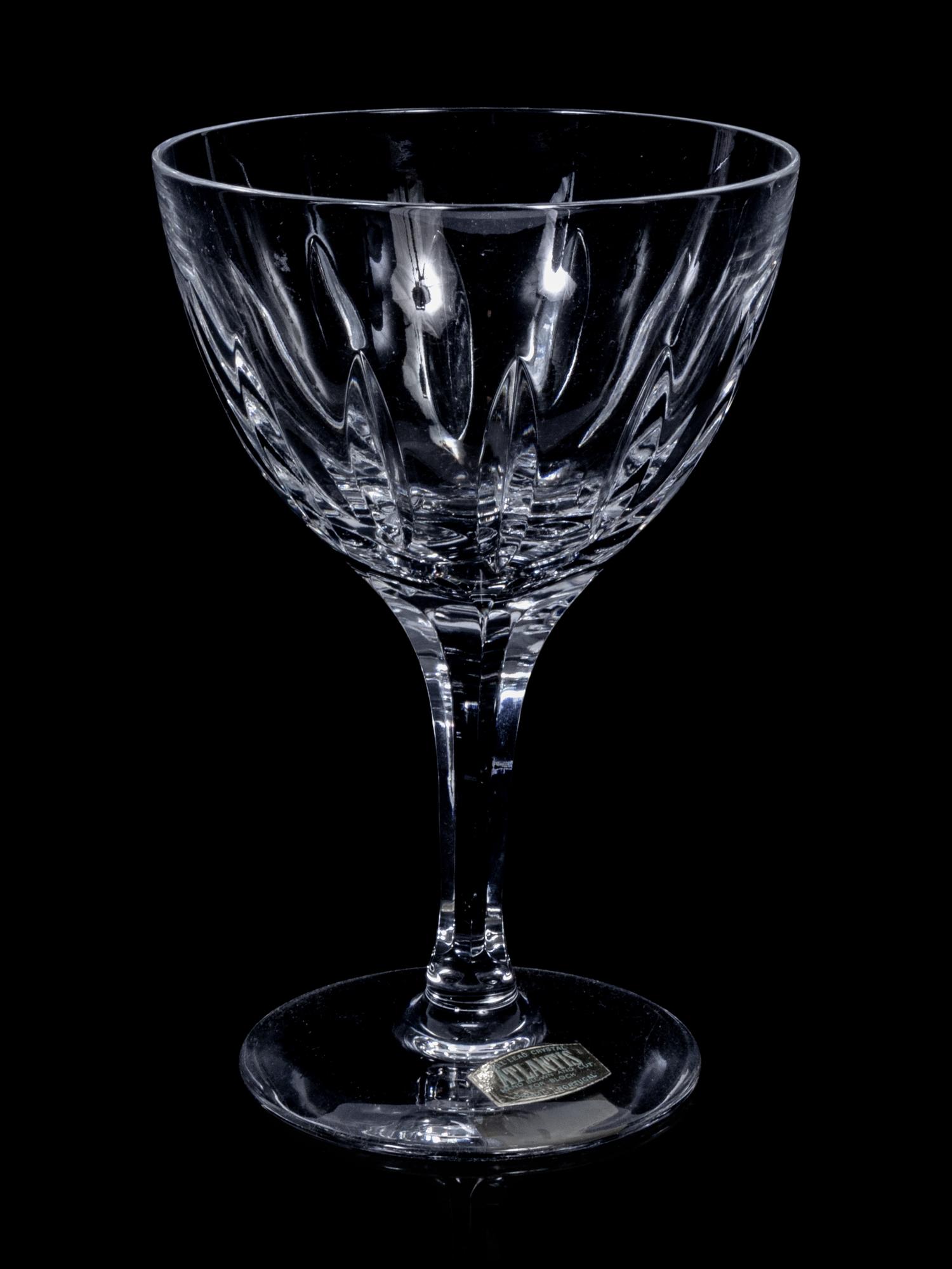 A Crystal Stemware Service