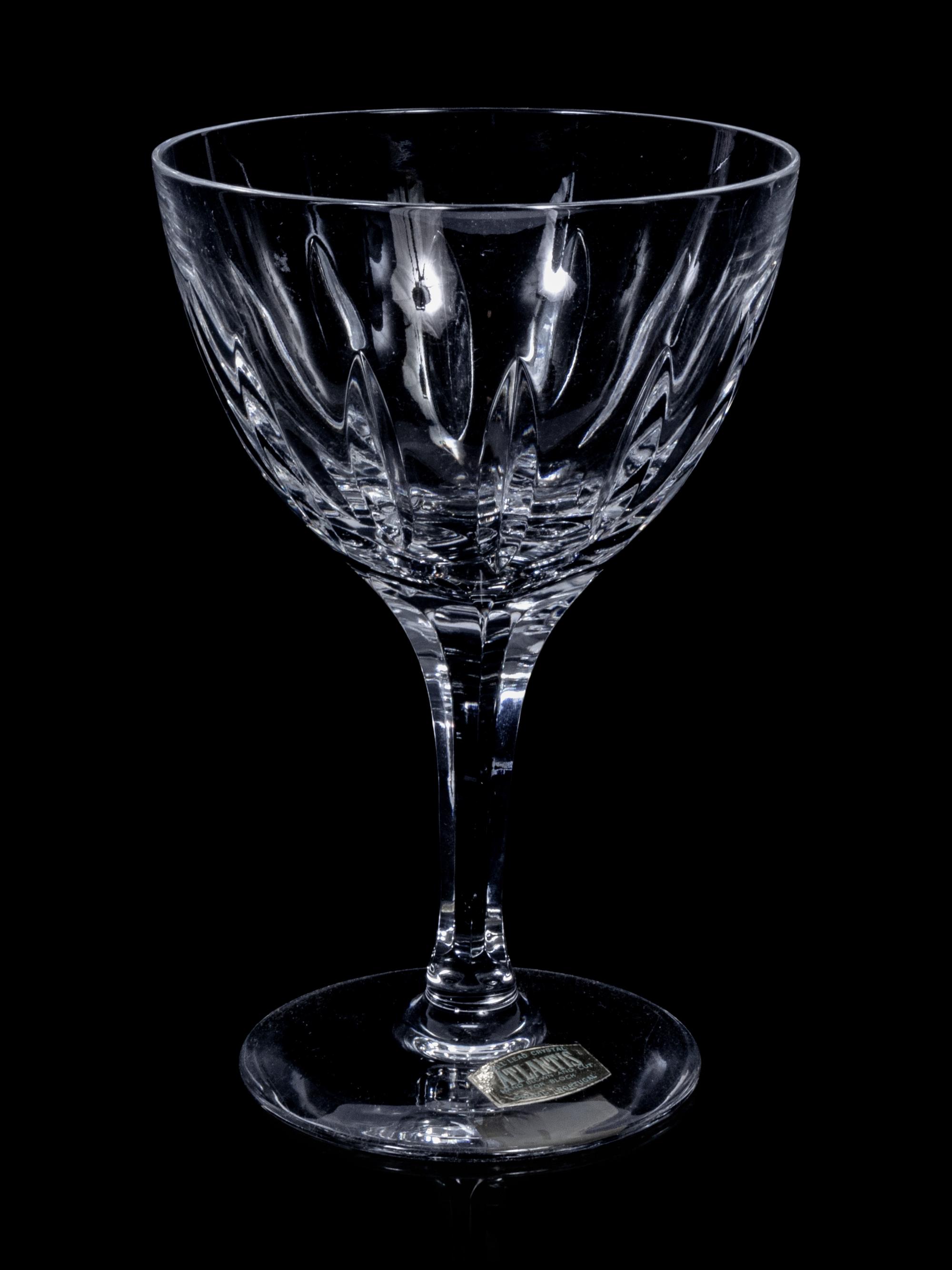 A Crystal Stemware Service