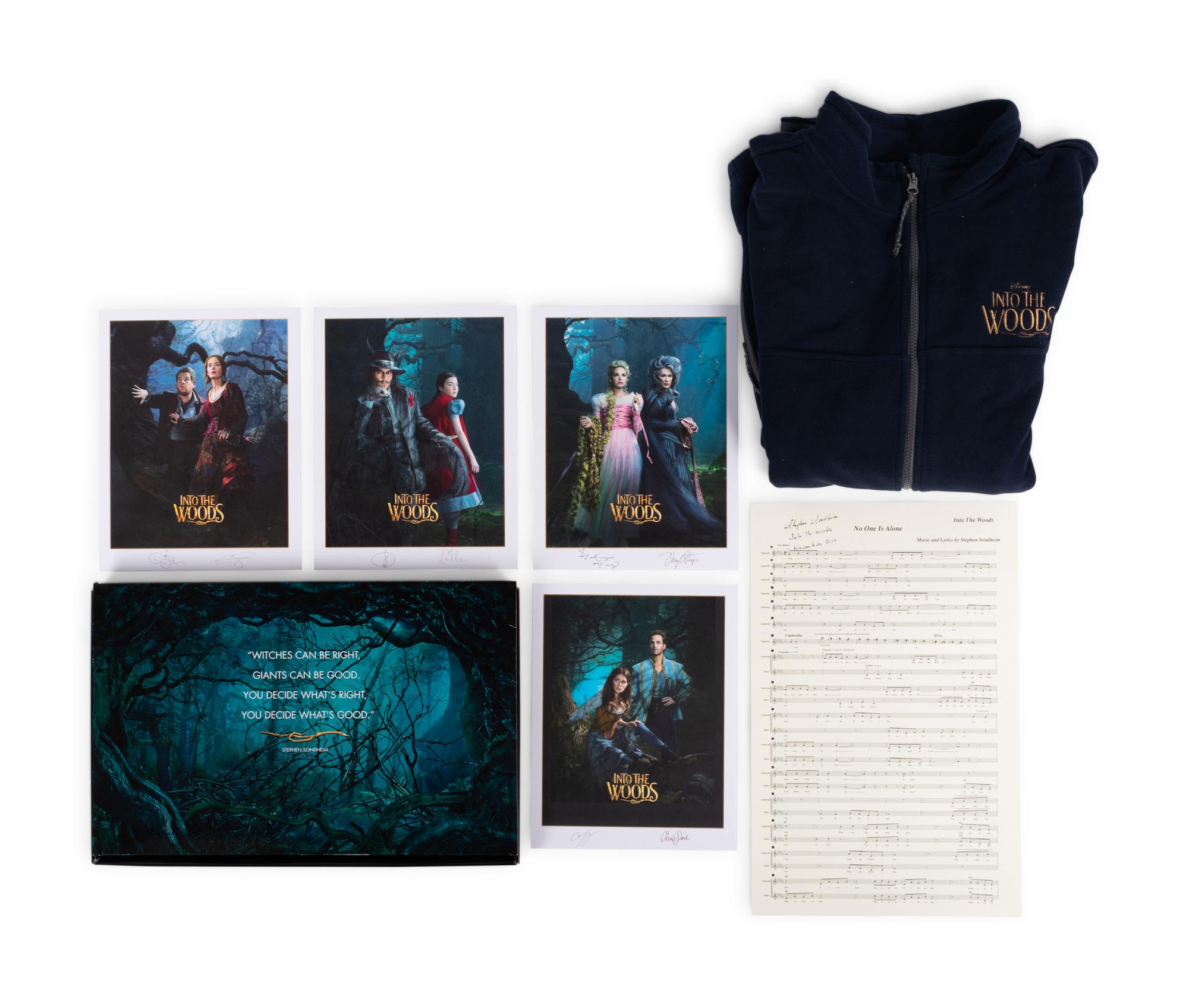 (Music in Film) Into the Woods . Walt Disney Studios: 2014. SPECIAL LIMITED EDITION press kit, comprising: