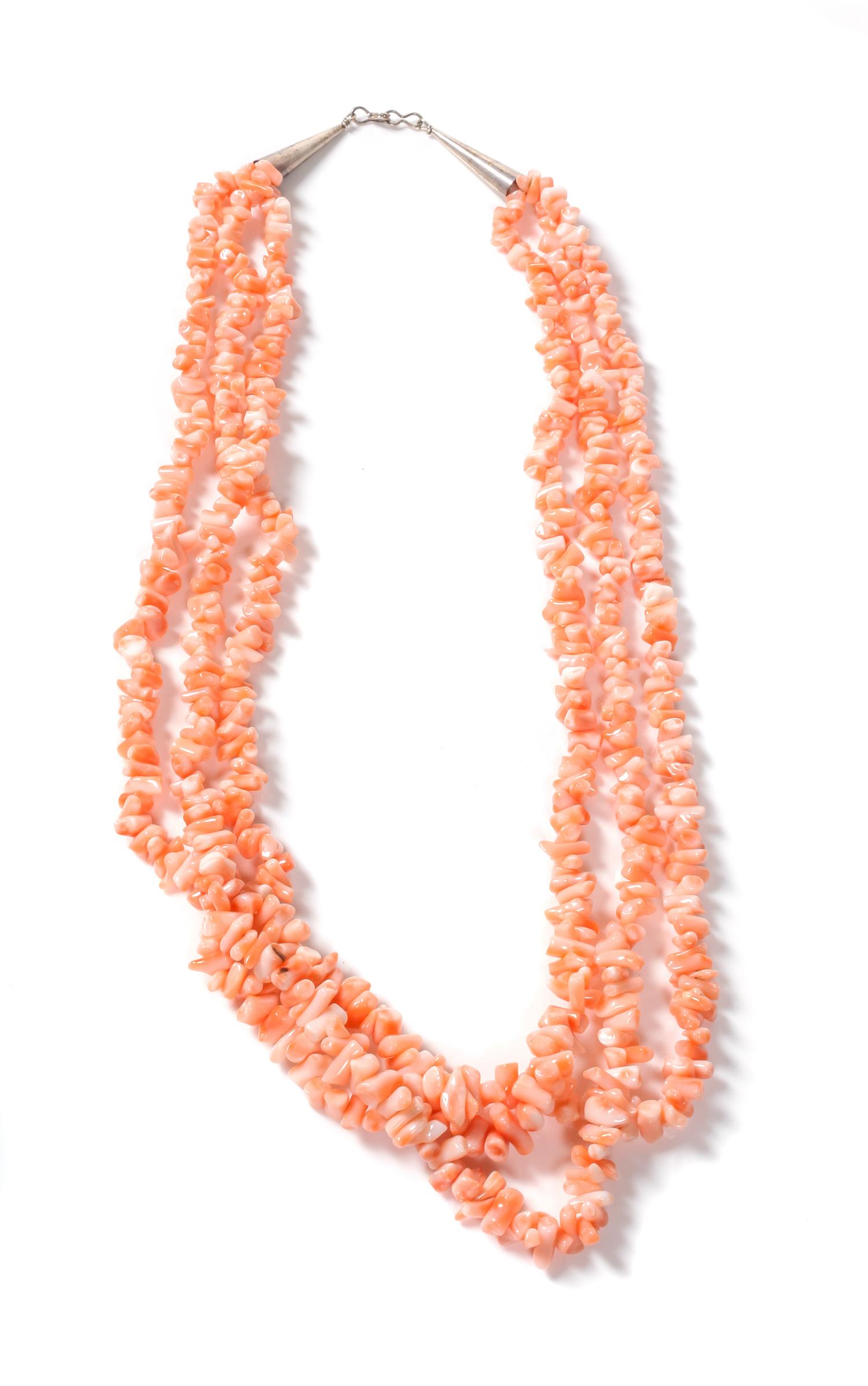 Three Southwestern Necklaces Length of fetish approximately 13 inches