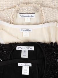 Two Oscar de la Renta Beaded Skirt Suits, 2006-10
