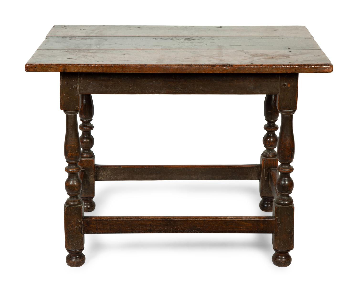 A William and Mary Oak Table