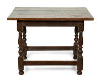 A William and Mary Oak Table