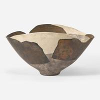 Wayne Higby (American, b. 1943) Landscape Series Bowl, USA, circa 1980
