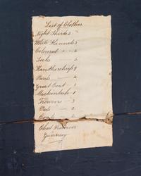 A Paint Decorated Ship Captain's Trunk