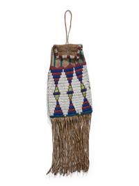 Arapaho Beaded Buffalo Hide Bag