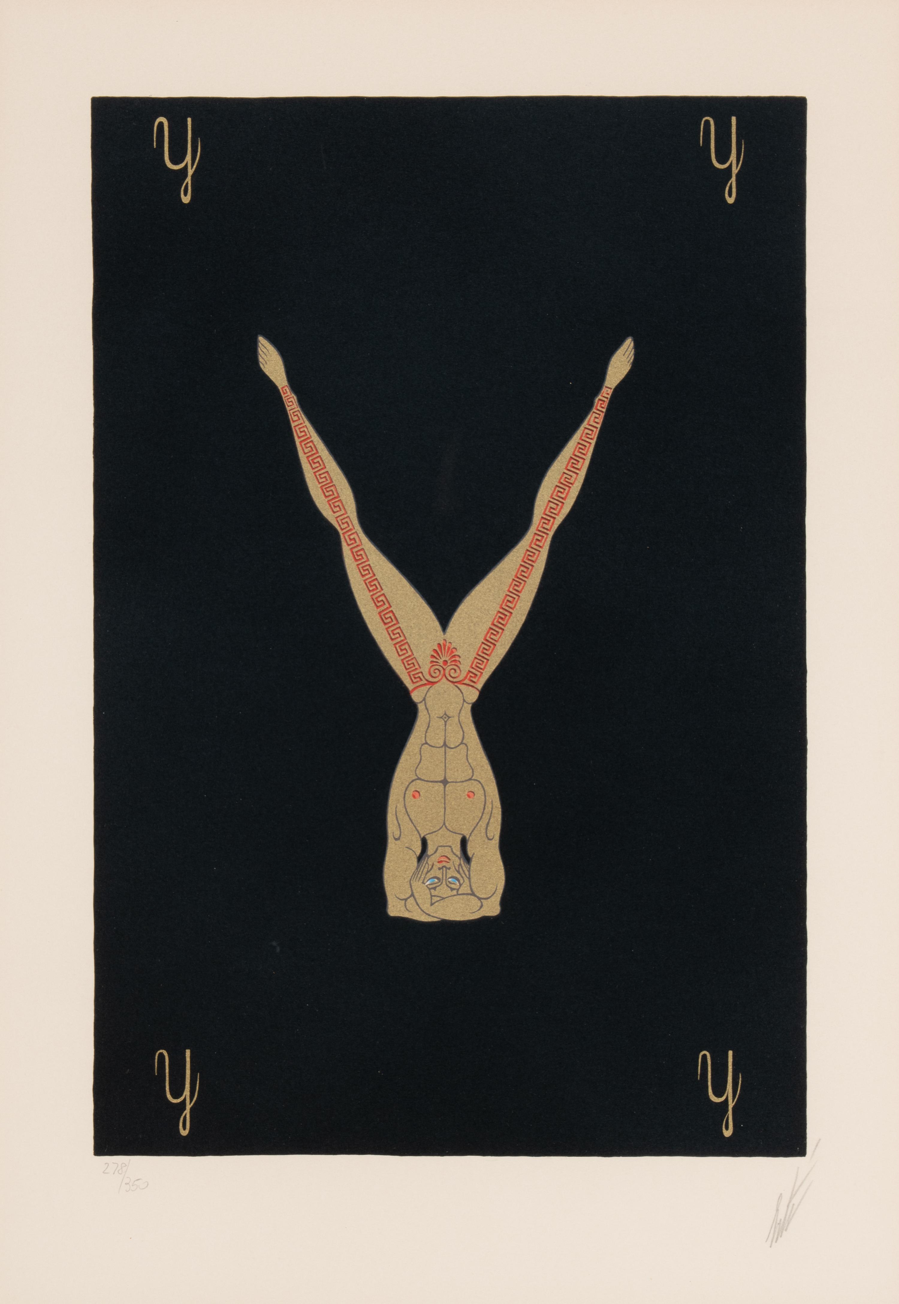Romain de Tirtoff (called Erté) (Russian/French, 1892-1990) — Letters Y and Z
