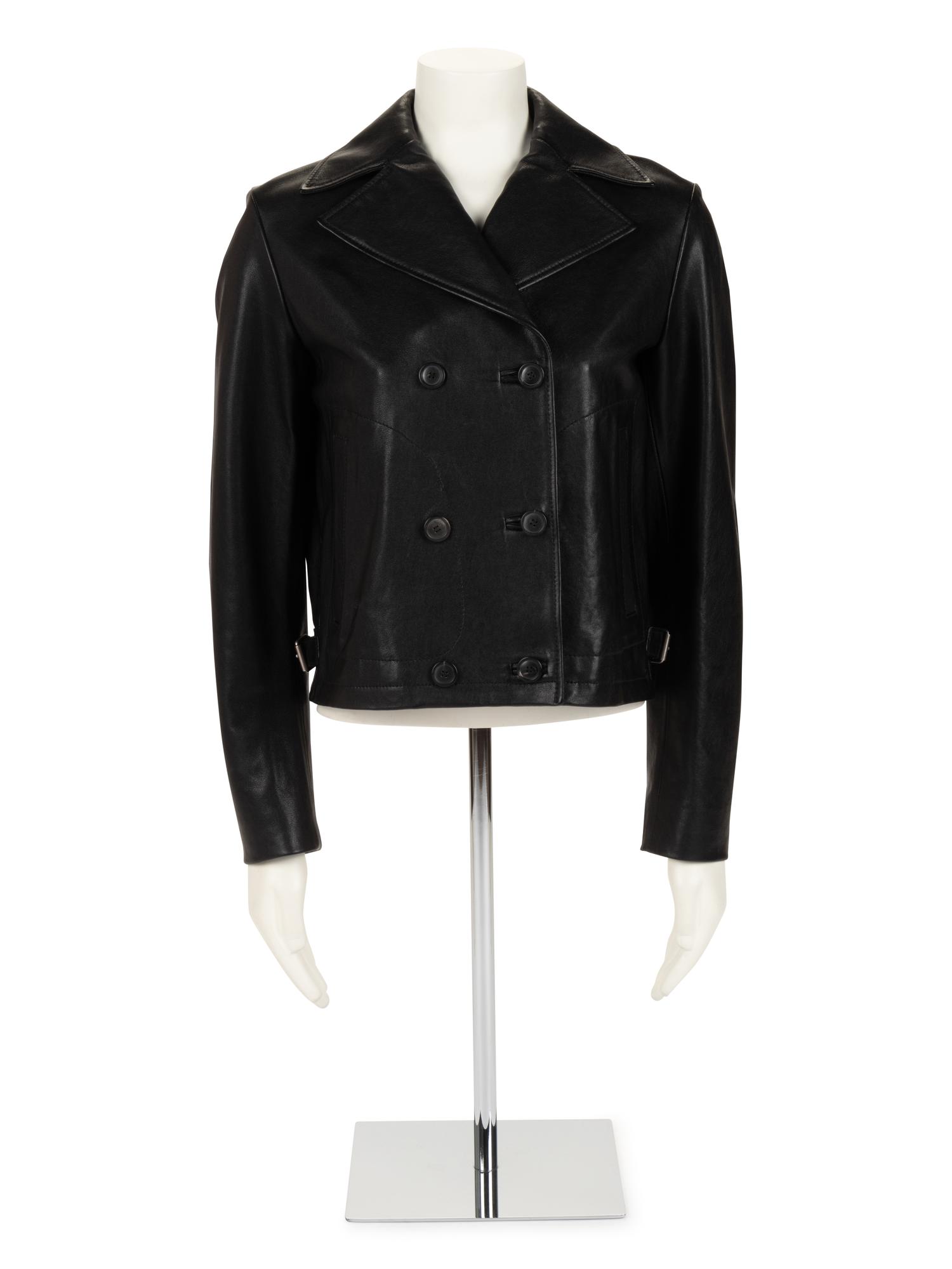 Christian Dior Leather Double Breast Jacket