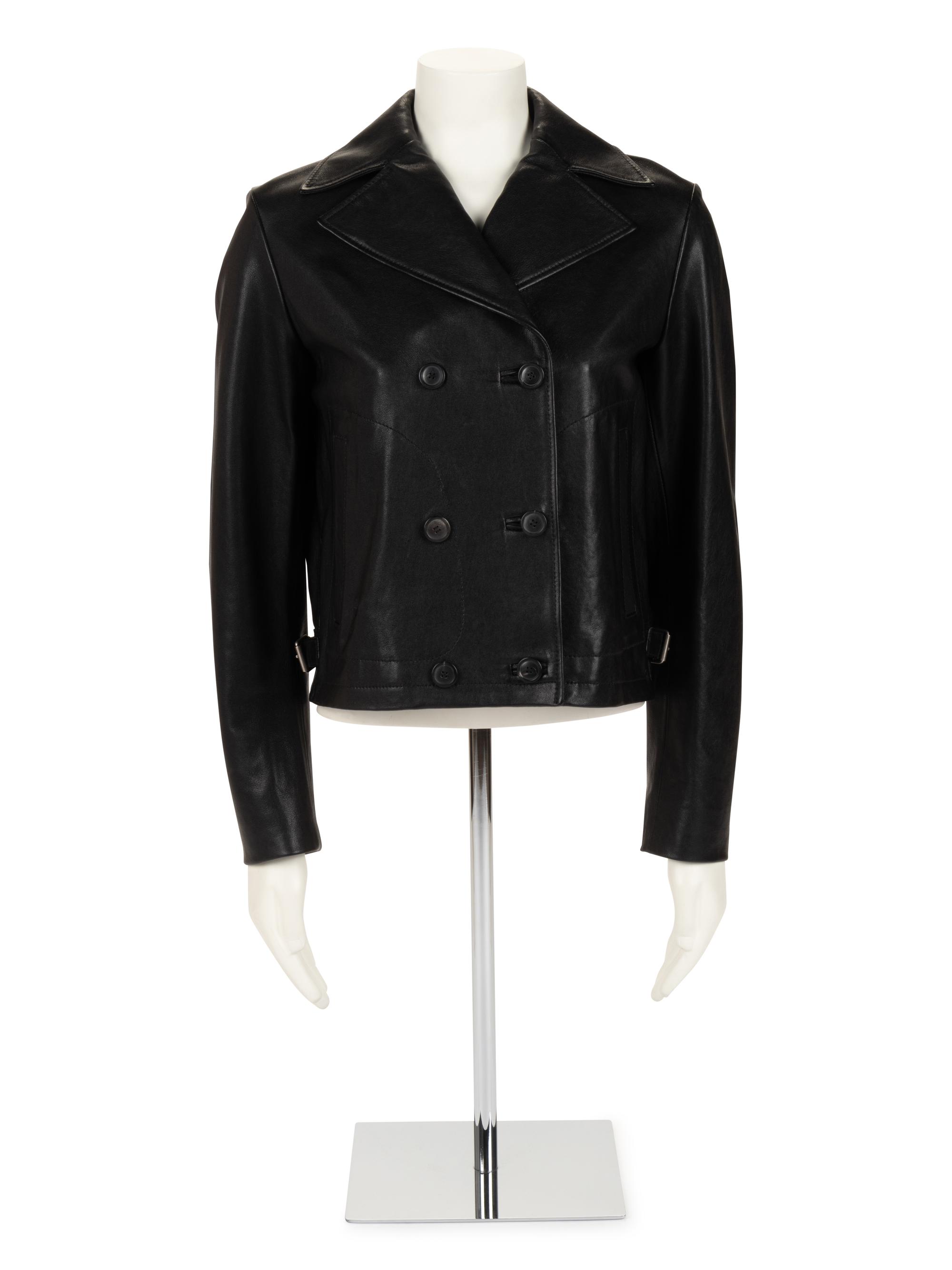 Christian Dior Leather Double Breast Jacket