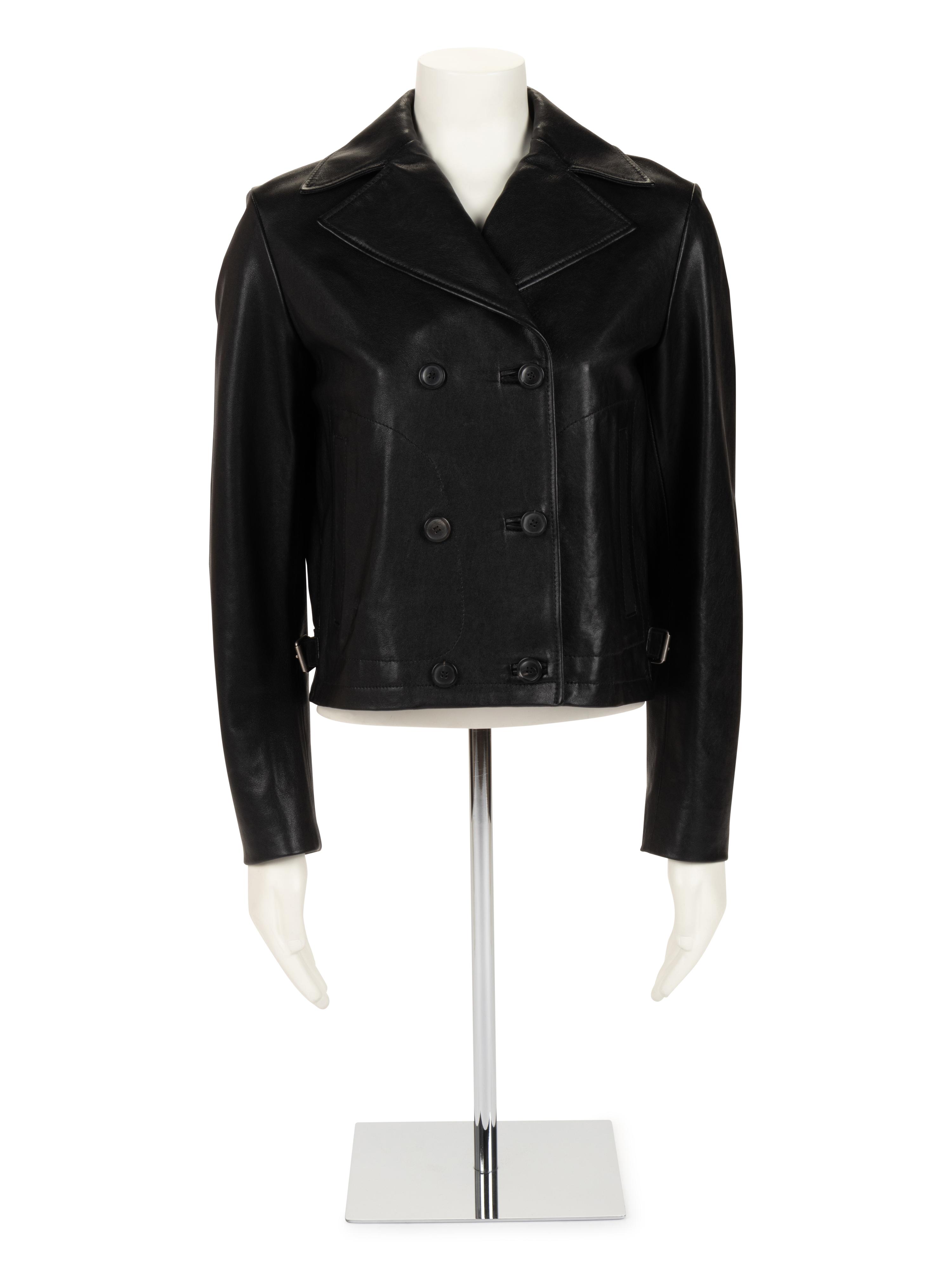 Christian Dior Leather Double Breast Jacket