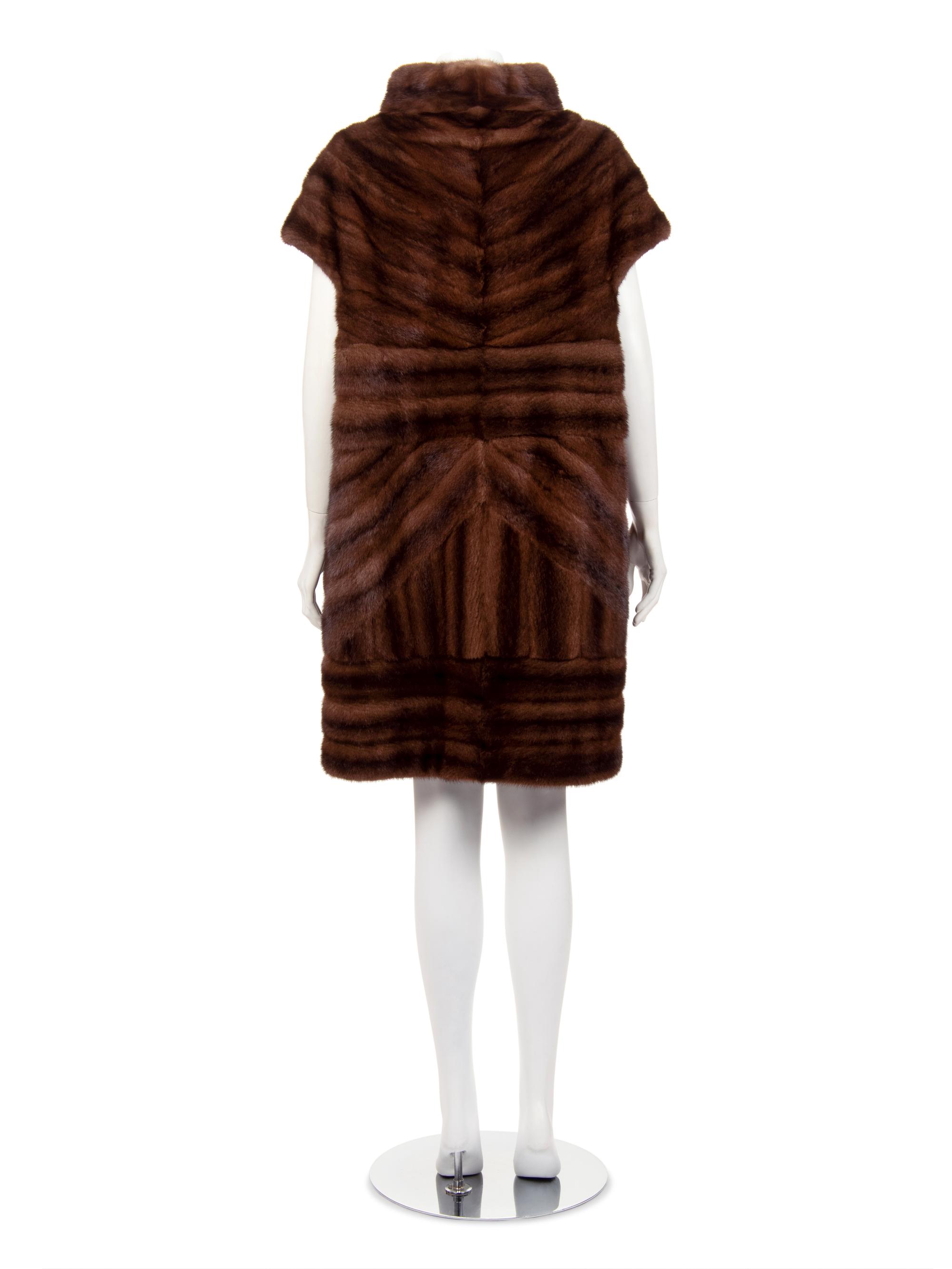 J. Mendel Natural Scan-Glow Mink Vest