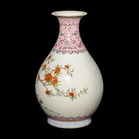 A Chinese Famille Rose Porcelain Yuhuchunping